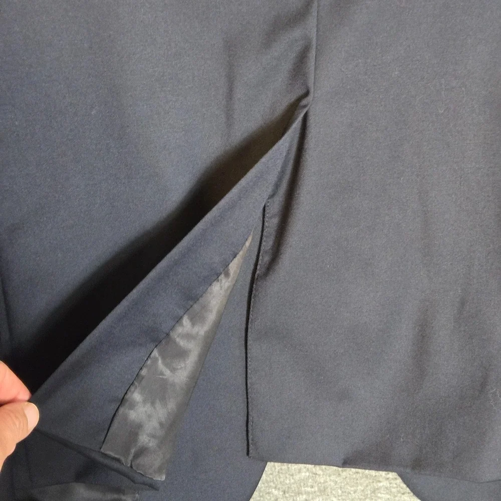 Jos A Bank Blazer Mens 44R Signature Collection Gordon Navy‎ Blue 100% Wool